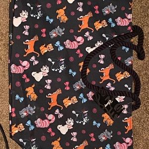 DISNEY cats tote brand new! & Marie Eye Mask!